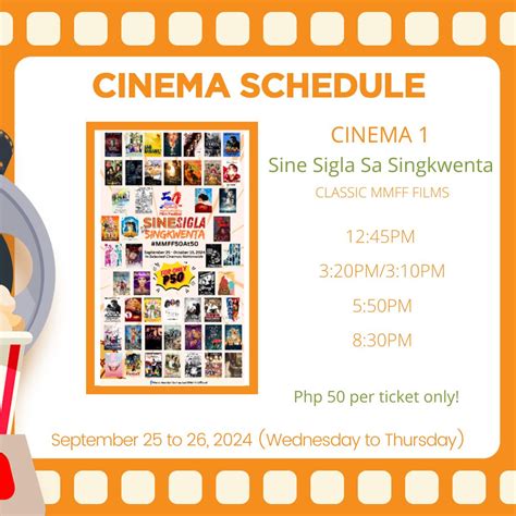ayala cloverleaf cinema schedule tomorrow